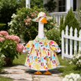 thumbnail image 5 of Aurorax Birthday Goose Clothes for Cement Goose Porch Goose 23"/17",Porch Goose Outfit 19 inch,All the Season White Holiday Porch Goose Costume for Yard Outdoor Garden, 5 of 6
