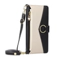 thumbnail image 2 of For Samsung Galaxy S26 Ultra Wallet Phone Case, Crossbody Leather Flip Cover with Card Slots Zipper Pocket, Circular Buckle, Detachable Wrist & Shoulder Strap hockproof Full Body Protective Cover, 2 of 12