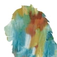 thumbnail image 2 of Nan 26x26 White Modern Wood Framed Museum Art Print Titled - Painterly Lion, 2 of 4