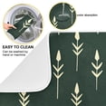 thumbnail image 2 of Yayeee Dish Drying Mat for Kitchen Counter 16"x18" Microfiber Absorbent Pad, Dark Green Plants, 2 of 7