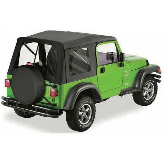 Bestop 515 Jeep Cj7/Wrangler Supertop Classic Replacement Top with Clear Windows, Black Denim Fits select: 1989-1995 JEEP WRANGLER / YJ, 1979 AMERICAN MOTORS JEEP