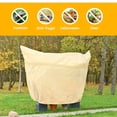 thumbnail image 2 of LEEYNEER 3pcs Plant Frost Protection Covers  Winter Anti-Freeze  with Drawstring Reusable Freeze Cloth for Outdoor Plants and Fruit Trees in Pots, 2 of 3