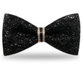 thumbnail image 1 of Pajarita GHTIYLP con strass negra ajustable 12 x 6 cm, 1 of 7
