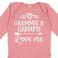 thumbnail image 4 of Inktastic Grammie and Grampie Love Me Boys or Girls Long Sleeve Baby Bodysuit, 4 of 5