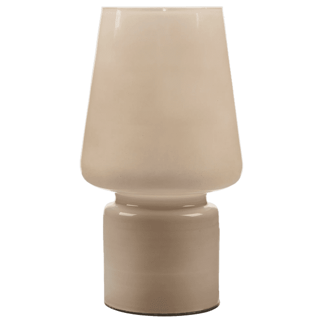Bouclair Beige Glass Table Lamp