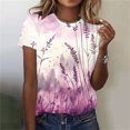 thumbnail image 2 of Drses‌‌ Fashion Women's 3D Printed Floral T-Shirt | Loose Casual Summer Short Sleeve Round Neck Graphic Tee‌, 2 of 5