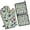 Boston Terriers, variant on Boston Terriers and Flowers Kitchen Oven Mitt and Pot Holder Sets 2 Pcs for Baking, Cooking and Grilling, Heat Resistant Up To 392 °F