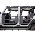 thumbnail image 4 of Rampage by RealTruck Trail Doors with Removable Mesh Net | Pair, Steel, Black | 7695 | Compatible with 2007 - 2018 Jeep Wrangler JK 2-Door, 4 of 5