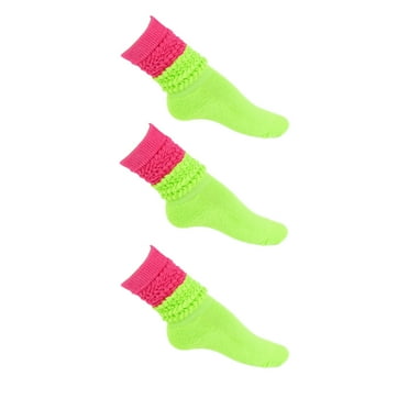 AUQ 3Pcs Ankle Sleeve,Fun Playful Socks for Women,Supportive Soft Grip Socks