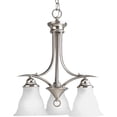 thumbnail image 1 of Progress Canada Trinity P4324-09 3-Light 19" Brushed Nickel Ceiling Chandelier, 1 of 3