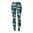 thumbnail image 4 of Leggings Navideños Para Mujeres Pantalones de Yoga Niñas Flaco Jingle Bell Impreso Cintura Alta Pantalones Ajustados Elásticos Odeerbi ODB208177, 4 of 4