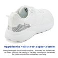 thumbnail image 3 of Zapatillas Roabes con puntera ancha para mujer, color blanco, talla 36, 3 of 9