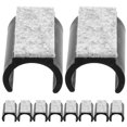 thumbnail image 2 of 10 almohadillas para muebles, tapas para patas de sillas en forma de U, almohadillas de fieltro para muebles, protectores de suelo, 2 of 5