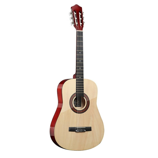 Guitare acoustique en tilleul noir de 25 pouces, a... - Grandado Guitare acoustique en tilleul noir de 25 pouces, a... - Grandado