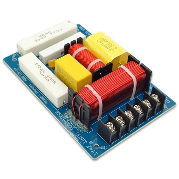 Divisores de frecuencia de altavoz de 2 vías de 200 W, condensador MKP DIY para altavoces de 10 pulgadas Kuymtek Para estrenar