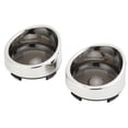 thumbnail image 4 of Turn Signal Lens Bezel, Trim Waterproof Pair Turn Signal Lens Visor Front Rear  For Motorcycle Replacement For TOURING FLTRI 2000-up  + Smoky, 4 of 8