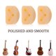 thumbnail image 3 of 12 bridas de plástico para guitarra, con 3 agujeros, para puentes de guitarra acústica, clásica, de nailon, color beige., 3 of 6