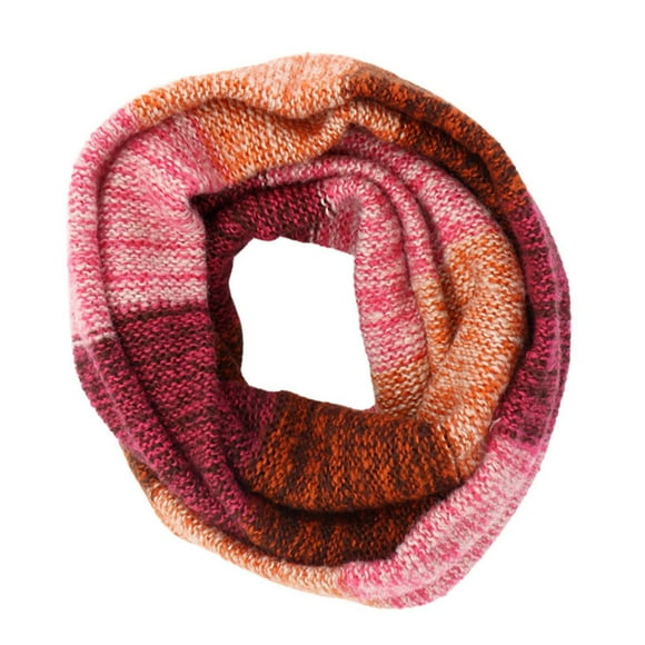 Knit Loop Scarf Winter Windproof Warm Infinity Scarf Circle Scarf for Women