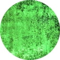 thumbnail image 1 of Ahgly Company Indoor Round Oriental Green Industrial Area Rugs, 6' Round, 1 of 4