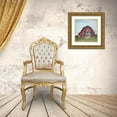 thumbnail image 3 of Norman, Michele 15x15 Gold Ornate Wood Framed with Double Matting Museum Art Print Titled - Red Barn, 3 of 4