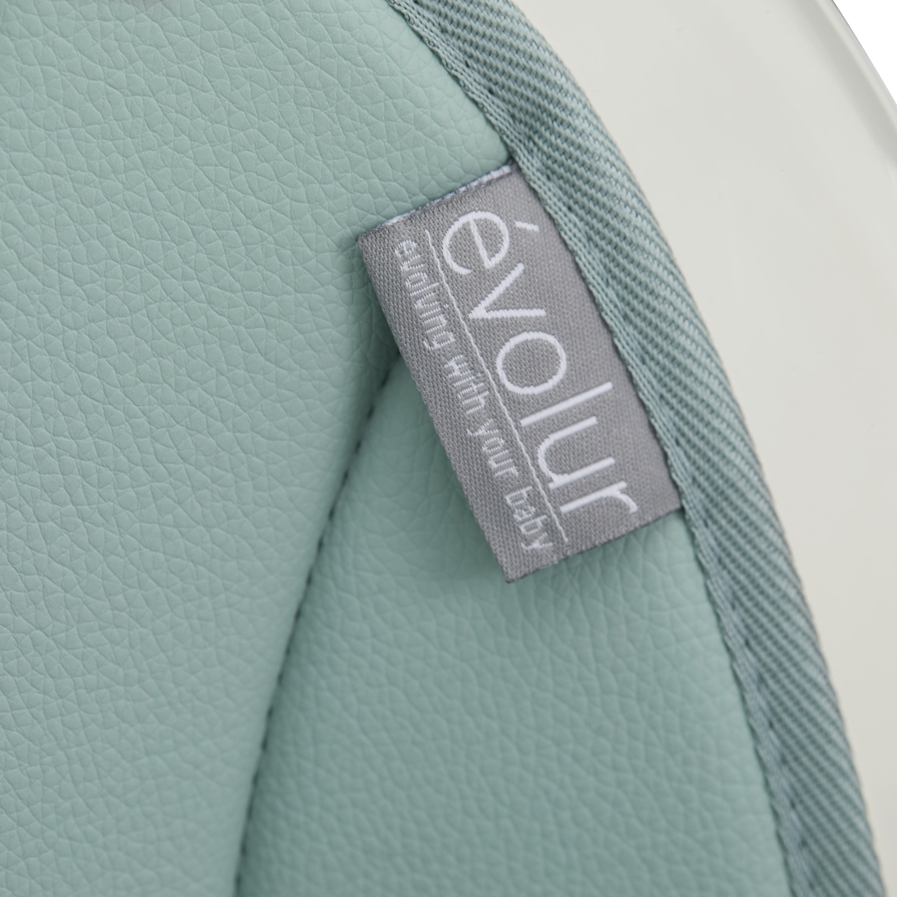 Evolur Tiny Throne 2-in-1 Portable High chair in Matcha Green, Baby High Chair Converts into Booster Seat & Adult Stool, Removable Tray and Easy To Clean