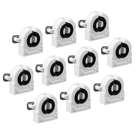 

10 Pcs 2A T8 Socket G13 Base Fluorescent Lamp Holder Light Accessory