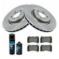 thumbnail image 2 of TRQ Front Metallic Brake Pad & Rotor Kit w/Fluids for 04-05 Volvo S60 V70 TR T R BKA15979, 2 of 6
