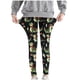 thumbnail image 5 of Pantalones largos con estampado navideño, cintura alta, elásticos y suaves, para niña, 5 of 8
