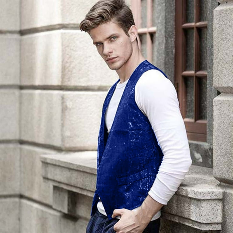 Mens Shiny Sequin Vest Christmas Party Single Waistcoat for Wedding formal Dress Suit Black Vest Spring Funny Waistcoat Vintage - Walmart.com Mens Shiny Sequin Vest Christmas Party Single Waistcoat for Wedding formal Dress Suit Black Vest Spring Funny Waistcoat Vintage - Walmart.com