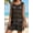 c01Black, variant on Women's Crochet Hollow Beach Dress, Slit Side Sleeveless Loose Summer Fashion Casual Coverups Vacation Dresses Black Free Size