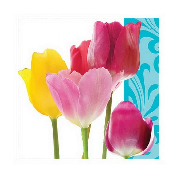 Partypro 319590 Springtime Beverage Napkin