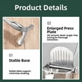 thumbnail image 4 of Heavy Duty Manual Fruit Juicer Press, 2026 New Hand Press Citrus Squeezer With Large Capacity Bowl, Detachable Aluminum Alloy Juice Extractor for Oranges Lemons and Other Fruits(600g), 4 of 8