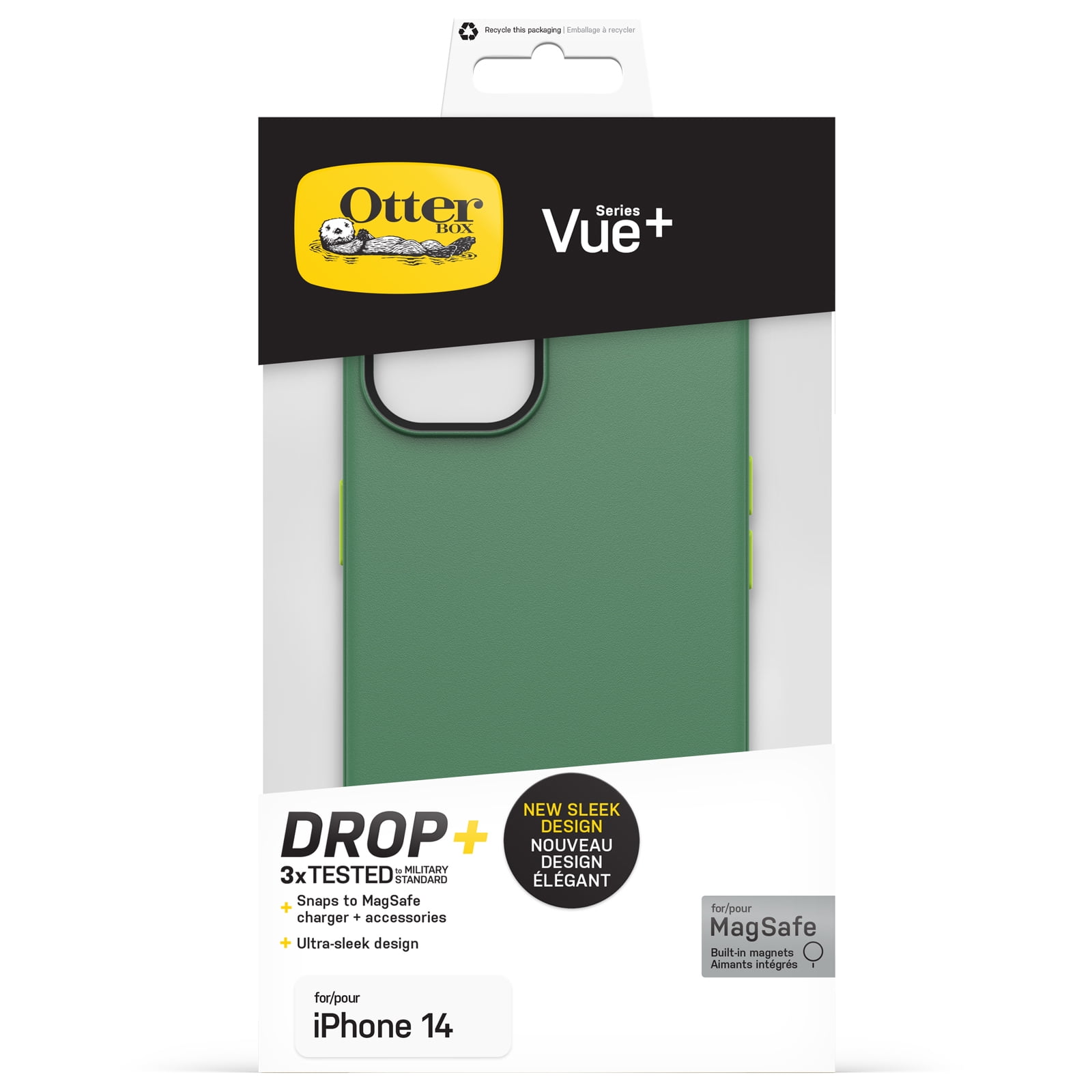 OtterBox Vue Series+ Case for Apple iPhone 14 and iPhone 13 - Fresh Forest