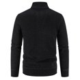 thumbnail image 4 of LYXSSBYX Winter Jackets for Men Clearance Men's Fashion Autumn and Winter Stand Collar Sweater Casual Fleece Jacket, 4 of 4