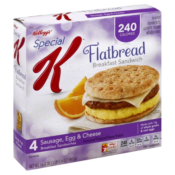 Kelloggs Special K Frozen Breakfast Sandwiches 4 ct