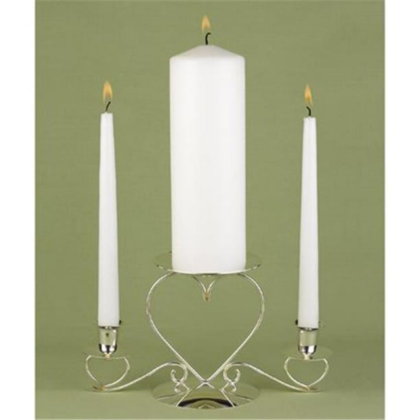 White Unity Candle Set