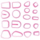 thumbnail image 1 of 18 cortadores de arcilla polimérica para aretes y bisutería., 1 of 7