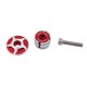 thumbnail image 3 of Espaciador para auriculares de bicicleta Juego de espaciadores por núcleo Accesorios de bicicleta colgantes Fibra de carbono Aluminio rojo Macarena Separadores de auriculares de bicicleta, 3 of 4