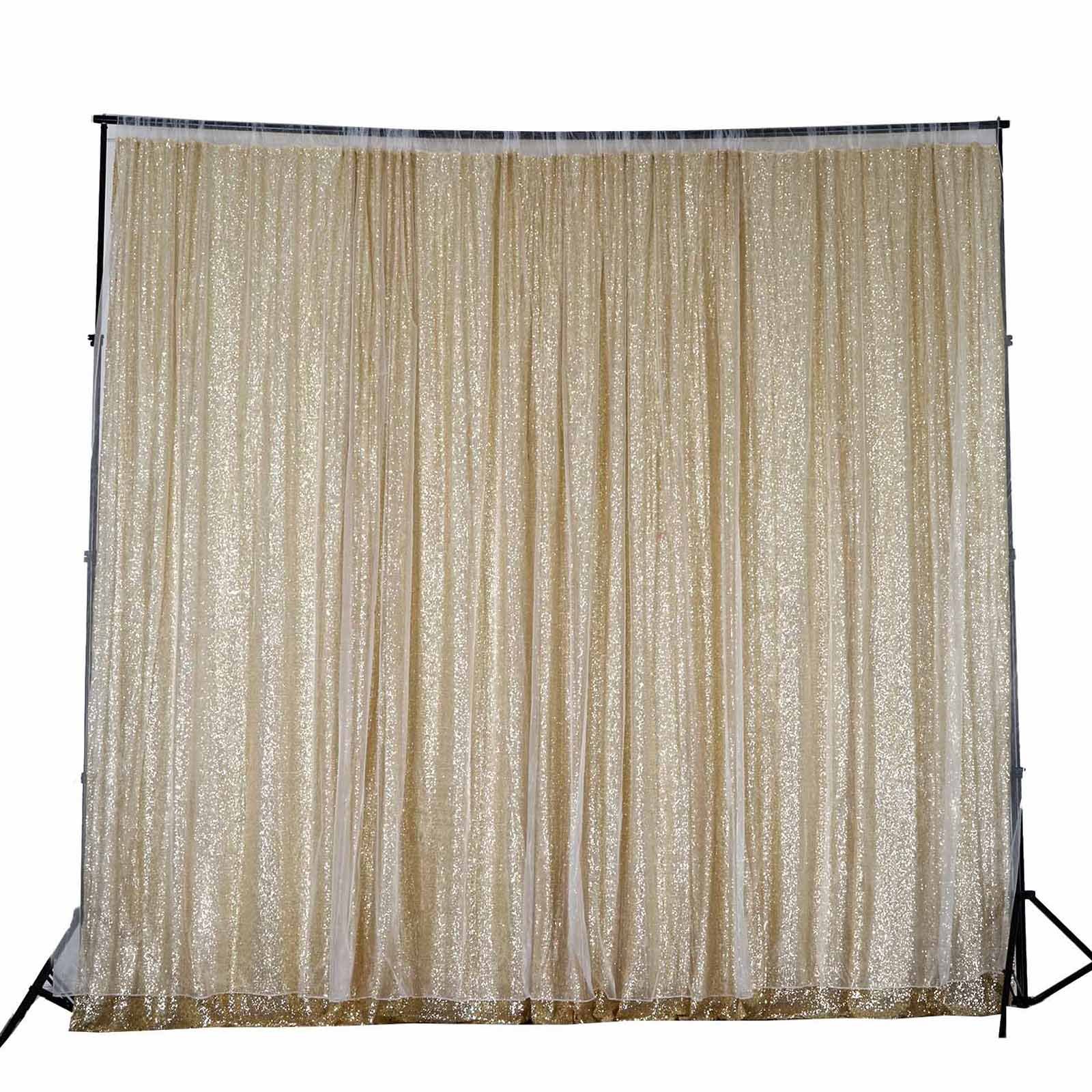 Efavormart 20ft X 10ft Sequins Backdrop Curtain Photography