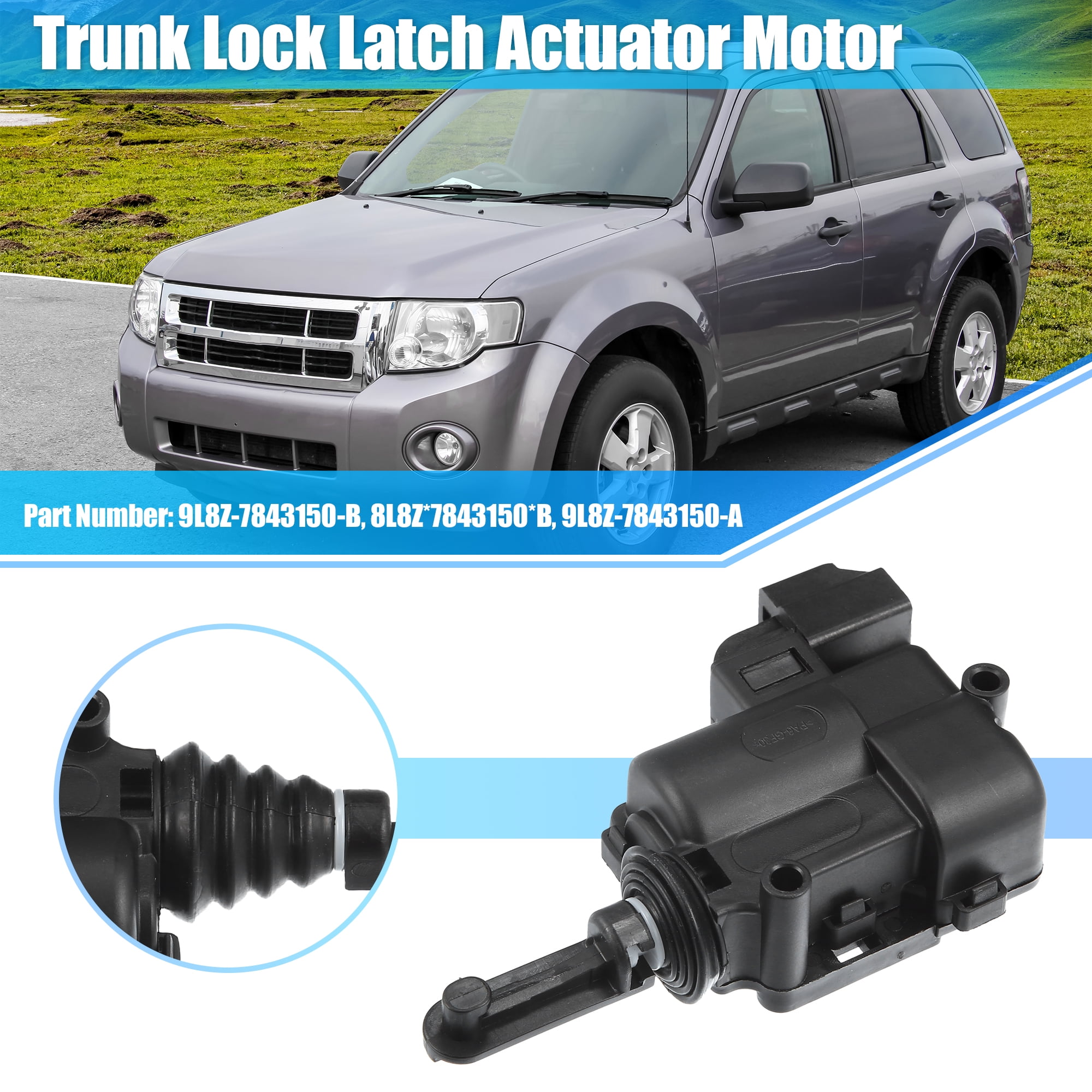 Unique Bargains Rear Liftgate Trunk Latch Lock Actuator for Ford Escape for Mazda Tribute