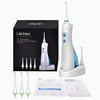 Cordless Water Flosser, Lächen Dental Oral Irrigator Portable with Wireless Charge Station,IPX7 Waterproof,3 Mode Water Flossing with 5 Jet Tips for Home and Travel, Braces Care