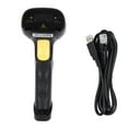 thumbnail image 1 of Lector de código de barras con cable láser, rápido, estable, sensible, preciso, ergonómico, portátil, para mercado, tienda, biblioteca., 1 of 14