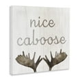 thumbnail image 2 of Nice Caboose Bathroom Moose Antlers Canvas Art, 36 x 36, Made In USA, 2 of 6