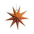 thumbnail image 1 of Christmas Brown 30 Cm 9 Points Paper Folding Hanging Christmas Decoration For Table Decoration Christmas Room Wedding 12 Inch Paper Star Wedding Birthday Christmas Home Party, 1 of 3