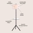 thumbnail image 4 of JONATHAN Y Hall 62" Metal LED End Table Floor Lamp, Bronze, JYL2012A, 4 of 7