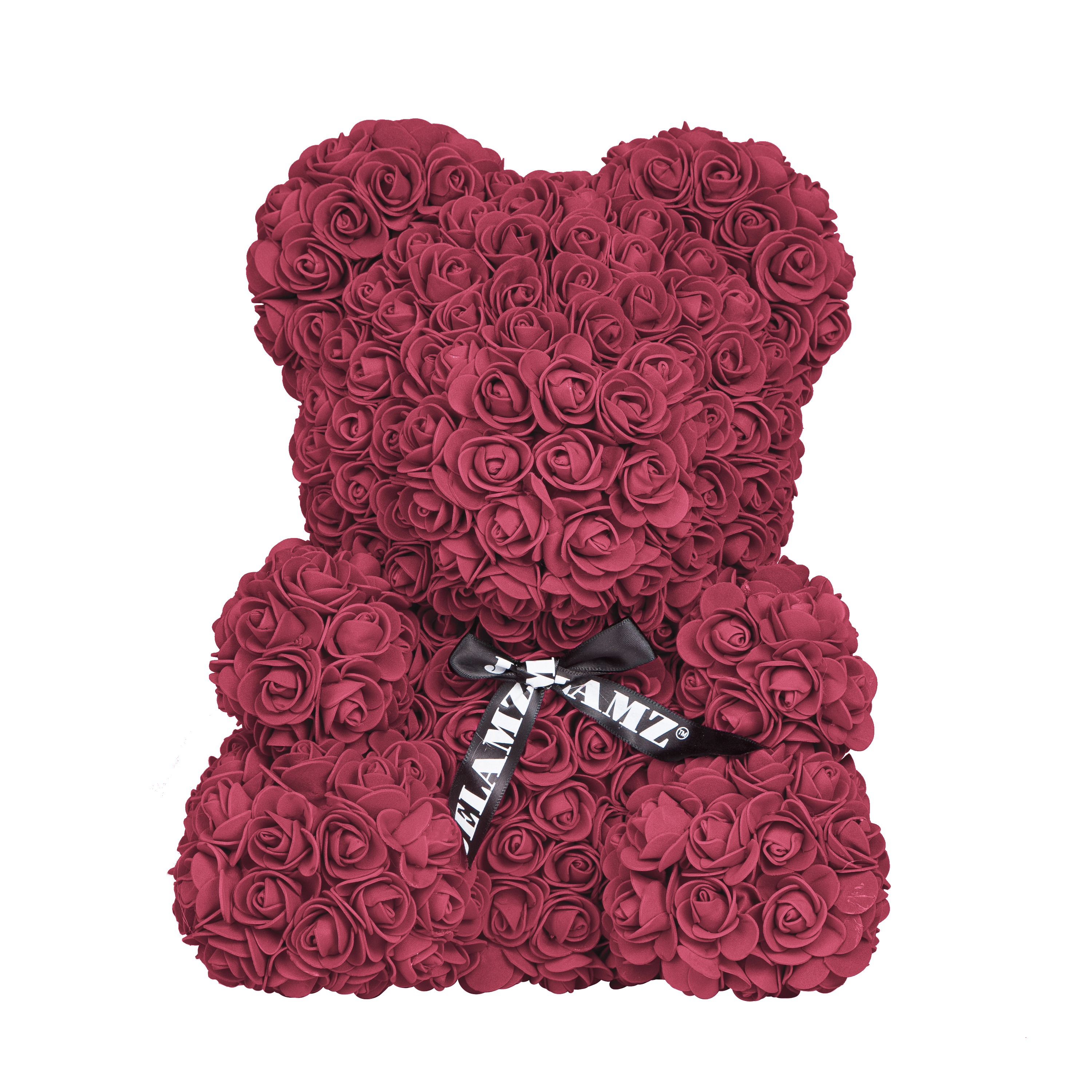 Rose Flower Bear 16 Inch and Over 600 Artificial Flowers Come with