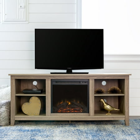 Walker Edison Traditional Fireplace TV Stand for TV's up to 64