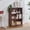 Walnut, variant on Buildhom 43" Tall Farmhouse Bookshelf, 3-Tier Solid Wood Bookcase with Adjustable Shelves for Living Room & Office, Walnut