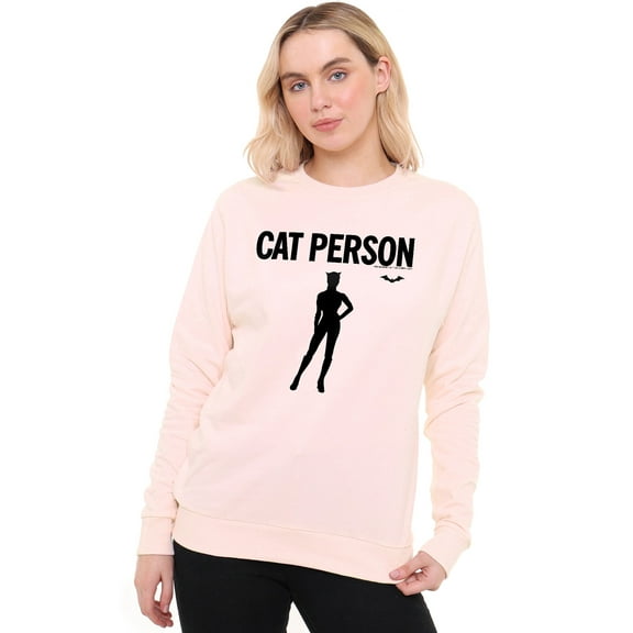 Batman Cat Person Women's Crew Sweatshirt