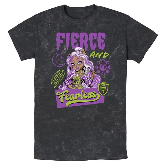 Mens Monster High Clawdeen Fierce And Fearless T Shirt